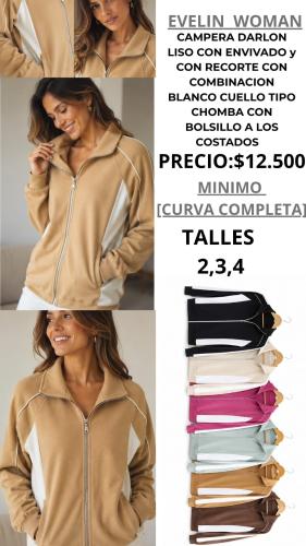 Campera con Combinacion y Linea
