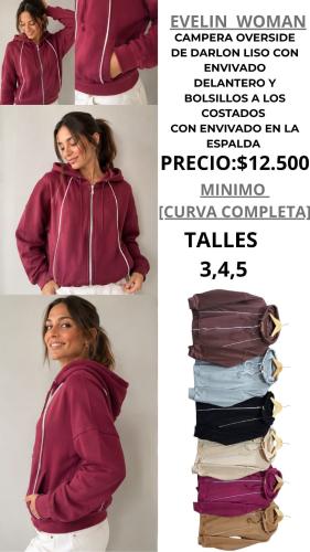 Campera con Líneas Envivadas