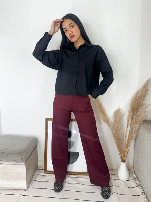 Camisas Elastizado Over Size Luna