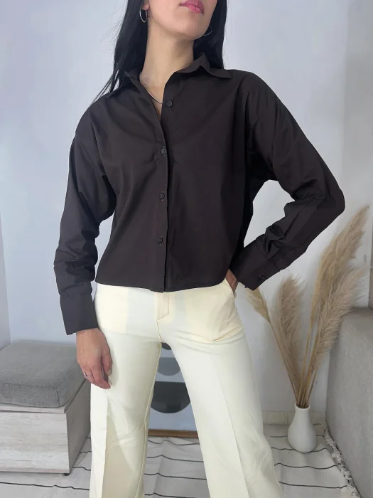 Camisas Elastizado Over Size Luna