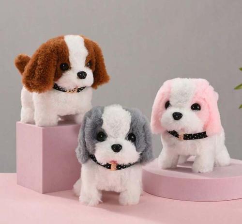 Juguete Peluche Perrito Interactivo Camina y Ladras Pilas 18×14× 8 Cm, Jugueteria - Miniatura 8
