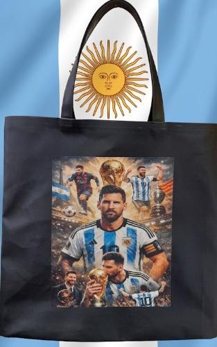 Totebags Impermeables Messi / Mundial / Argentina