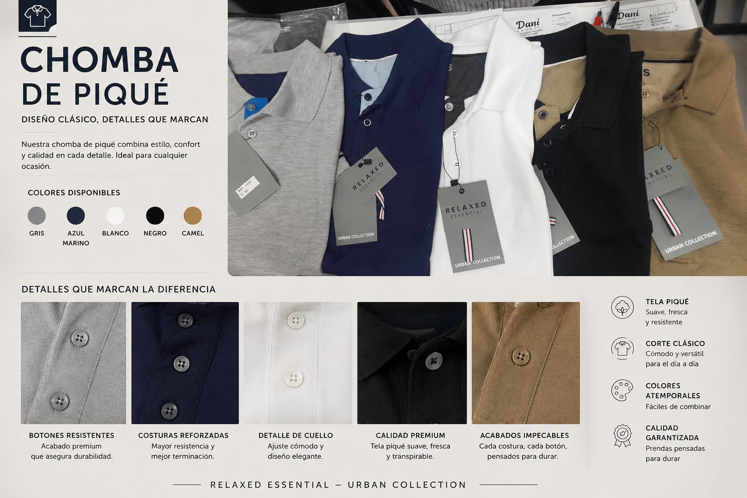 Chomba de Piqué - Imagen 3