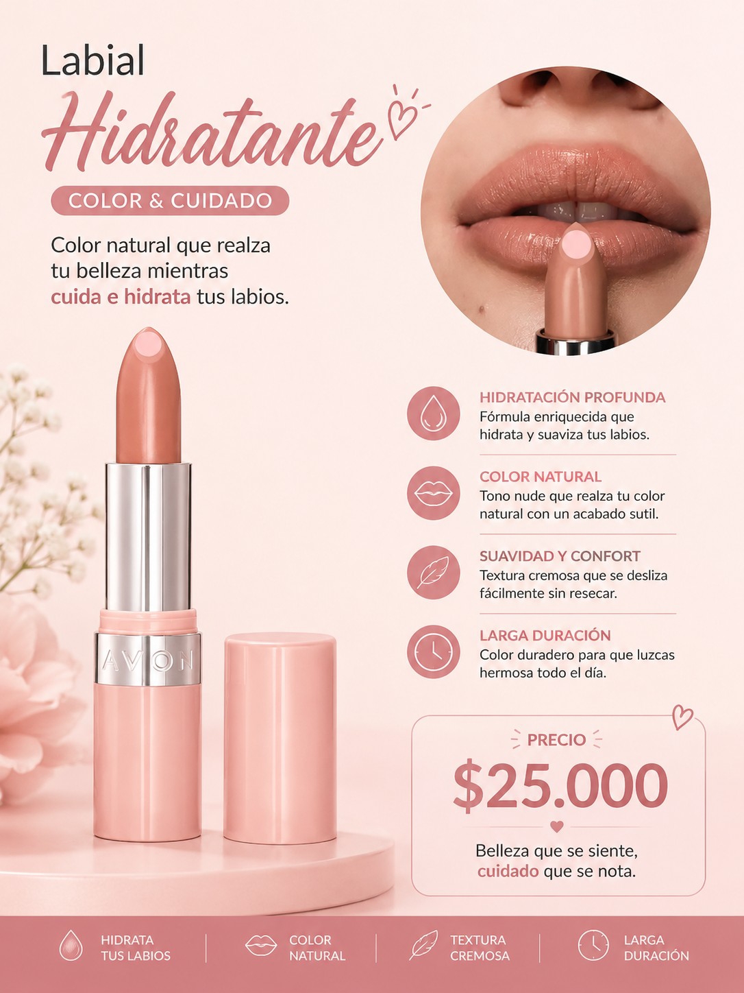 Labial Hidratante Avon - Imagen 2