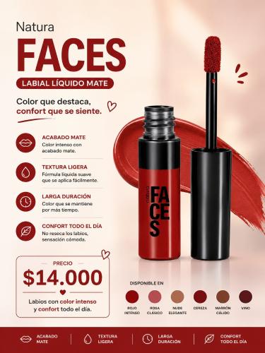 Labial Liquido Mate Natura