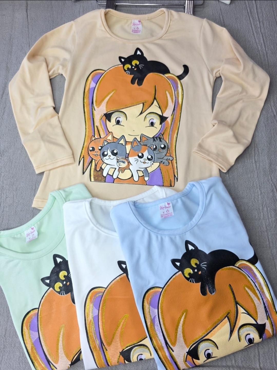 Camiseta Modal de Lina para Nena. - Imagen 1
