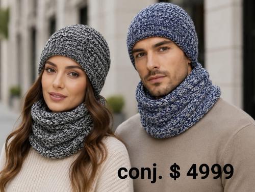 Conjunto Cuello y Gorros