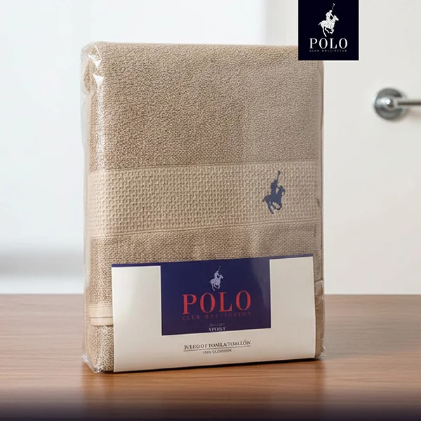 -juego Toalla y Toallón Polo 400gs Original