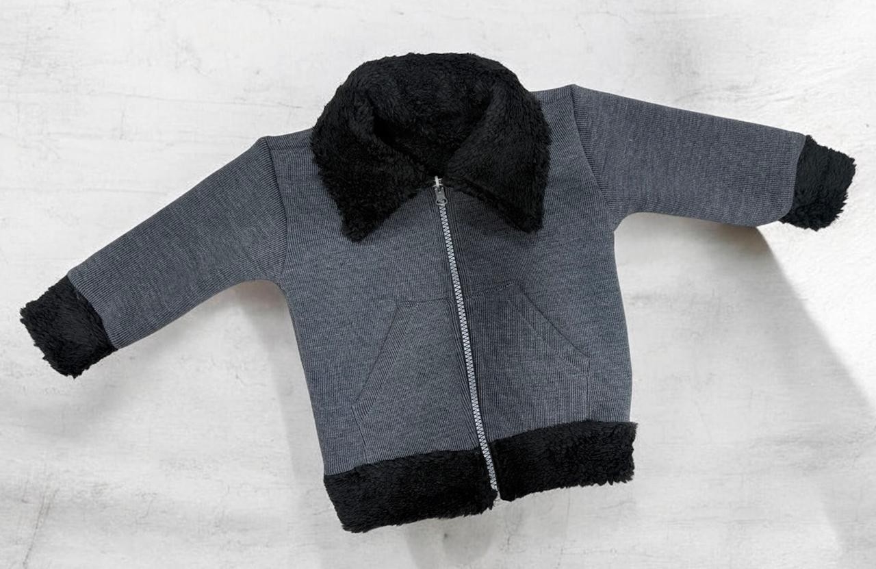 Campera Bebe con Corderito por Dentro Talles Reales - Imagen 2