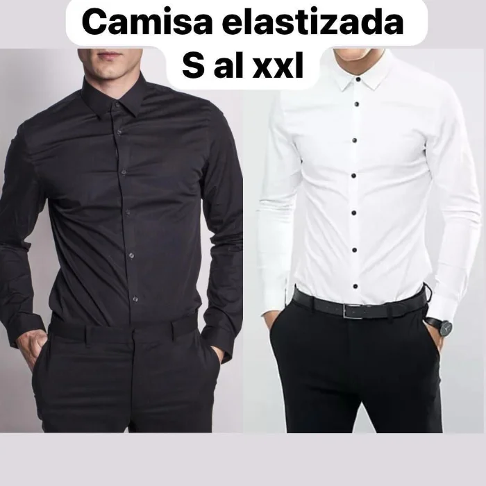 Camisa Antiarrugas Elastizada