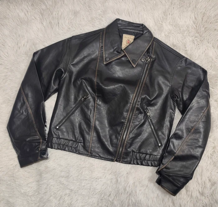 Campera Cuero Desgastado M-l-xl-2xl-3xl