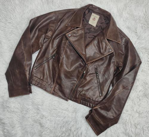 Campera Cuero Desgastado M-l-xl-2xl-3xl