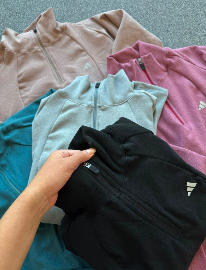 Buzo Medio Cierre Deportivo Adidas - Imagen 3