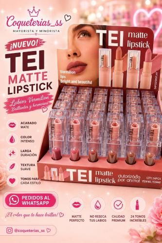 Labial Barr Matte Tei