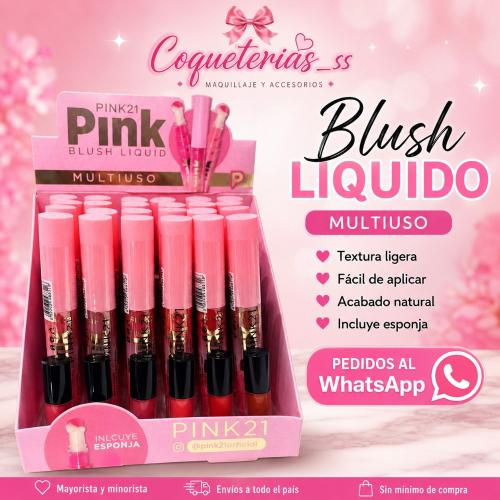 Blush Líquido Pink21