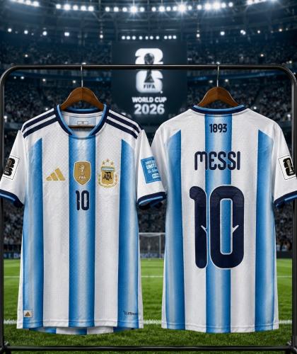 Camiseta de la Selección Argentina con Escudo Bordado!!