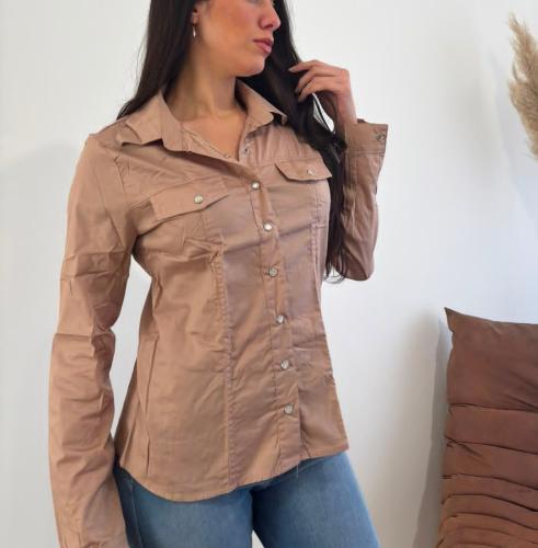 Camisa Importada de Mujer Blanco Negro Celeste Rojo Beige