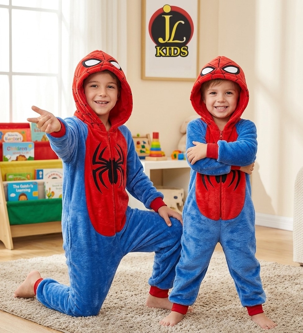 Pijama Hombre Araña Polar Sof Nene - Imagen 1
