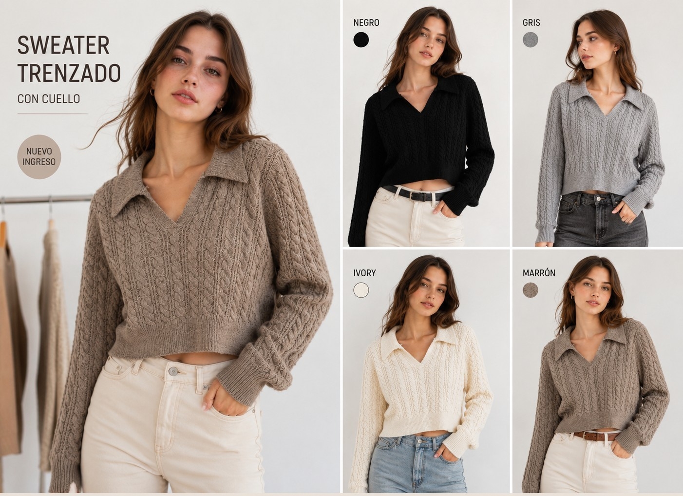 Sweater con Cuello #366 - Imagen 2