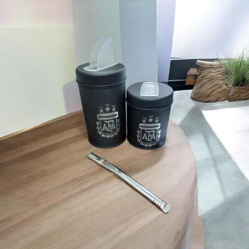 Set Afa Latas Yerba + Azucar + Bombilla - Miniatura 2