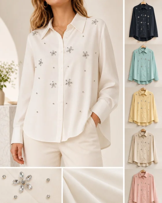 Camisa con Piedras