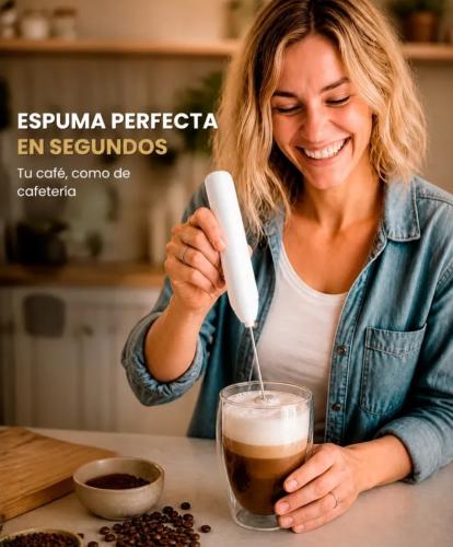 Batidora Espumador de Café Recargable Usb - Miniatura 2