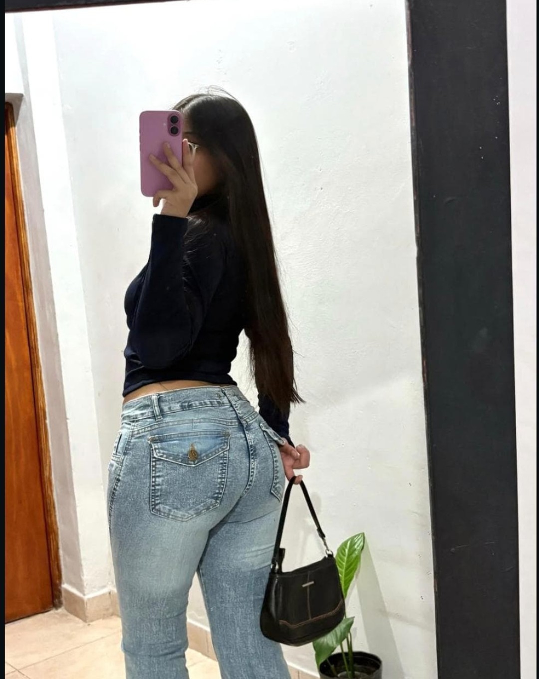 Jeans Tiro bajo Oxford - Imagen 3