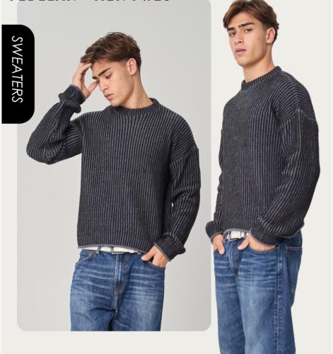 Sweater Rayado Tejido