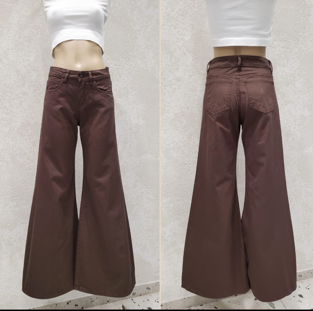 Pantalón Full Wide Leg Chocolate - Imagen 2