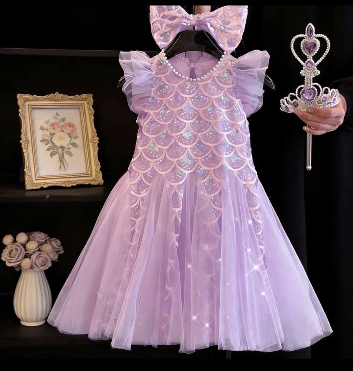 Vestido Corto Tk20 Lila Importado - Imagen 2