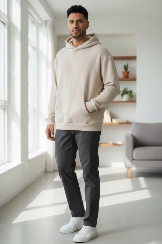 Buzo Darlon Waffle Talle Especial Hombre Invierno Abrigo Sweater Sweater Camisa