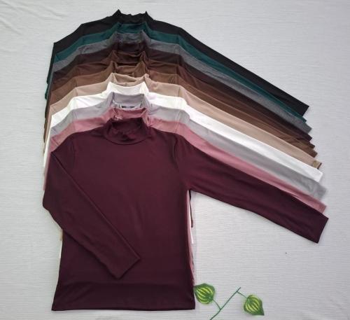 Media Polera Modal Soft Mujer Invierno Buzo Sweater Sweater Abrigo Dama Poleron