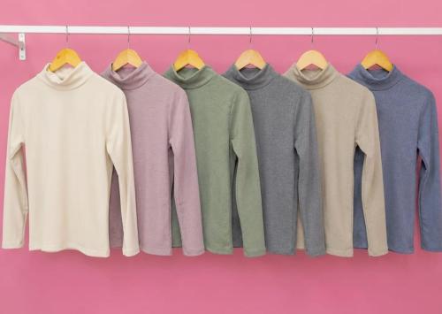 Media Polera Darlon Jaspeado Mujer Invierno Buzo Sweater Sweater Abrigo Dama Poleron