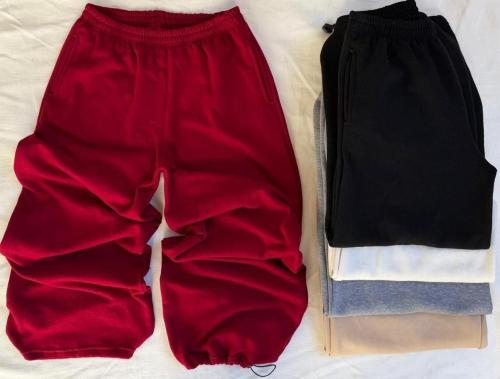 Baggy Frisa Algodón Unisex Mujer Hombre Invierno Abrigo Pantalón Palazzo Jogging