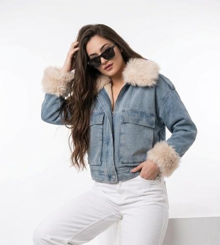 Campera Jean con Peluche Yd
