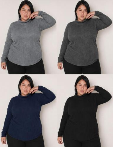 Media Polera Lanilla Morley Mujer Invierno Buzo Sweater Sweater Abrigo Dama Poleron - Miniatura 2