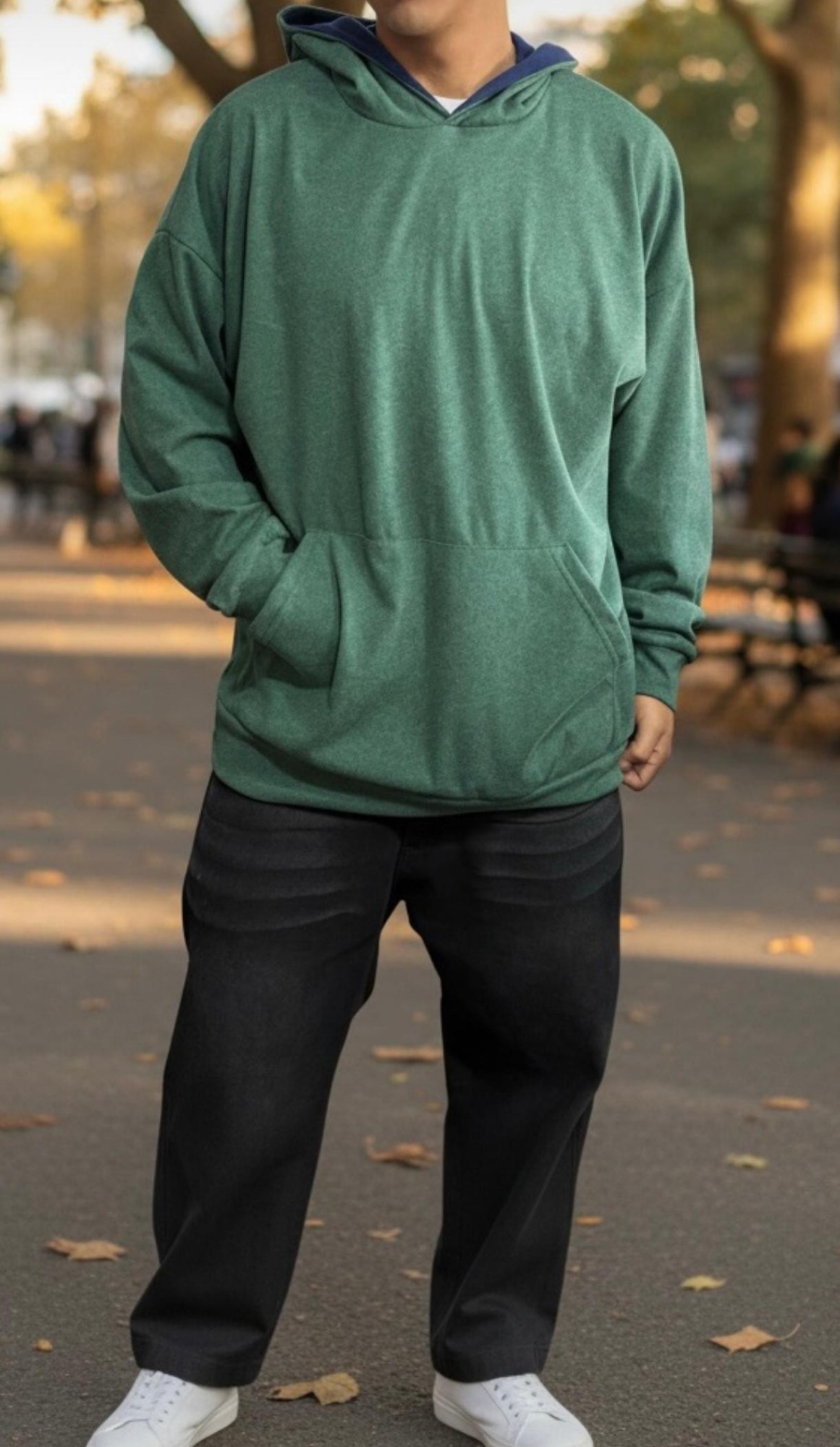 Buzo Darlon Talle Especial Hombre Invierno Abrigo Sweater Sweater Camisa - Imagen 2