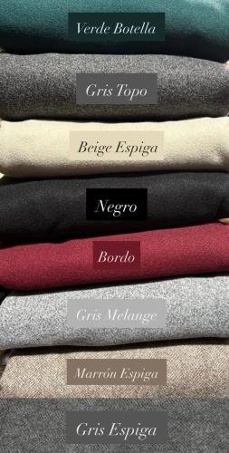 Saco Paño Corto Mujer Invierno Buzo Sweater Sweater Abrigo Dama Campera Poleron - Miniatura 3