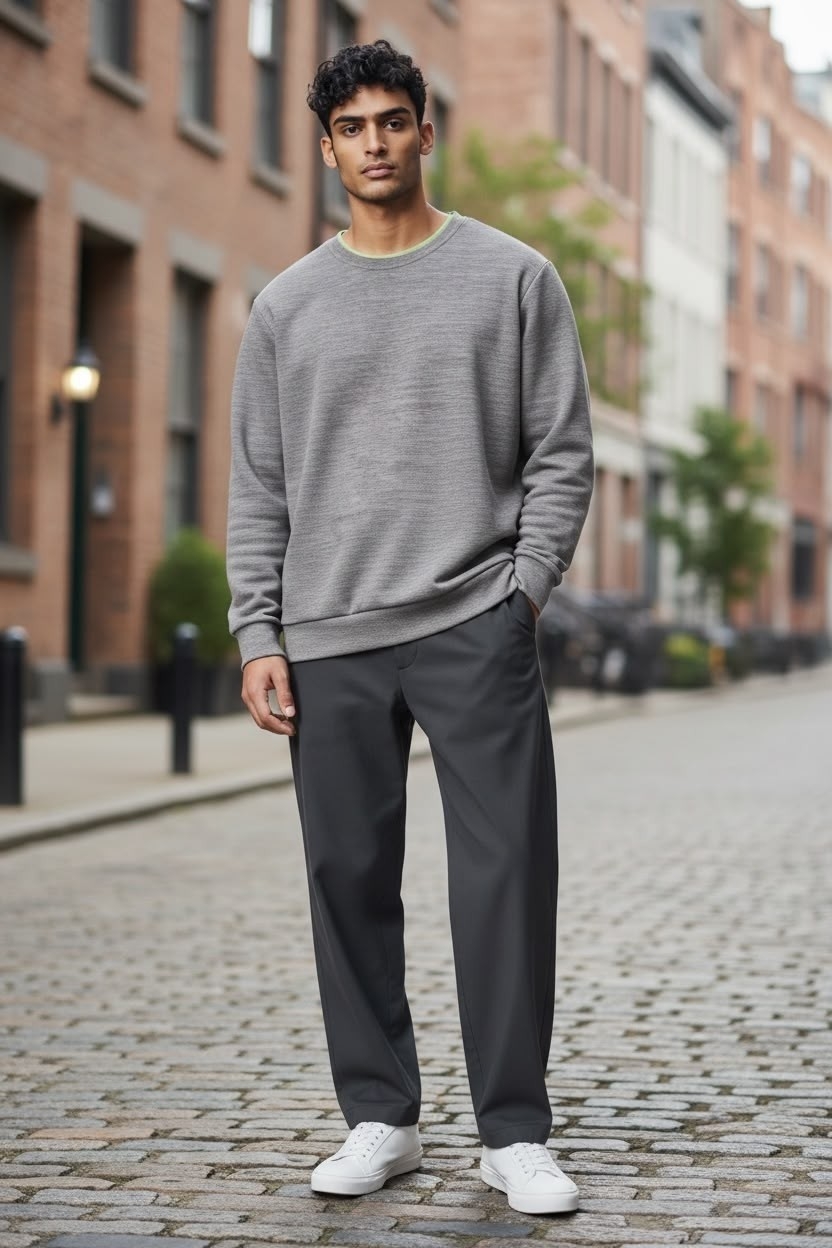 Buzo Darlon Flame Talle Especial Hombre Invierno Abrigo Sweater Sweater Camisa - Imagen 1