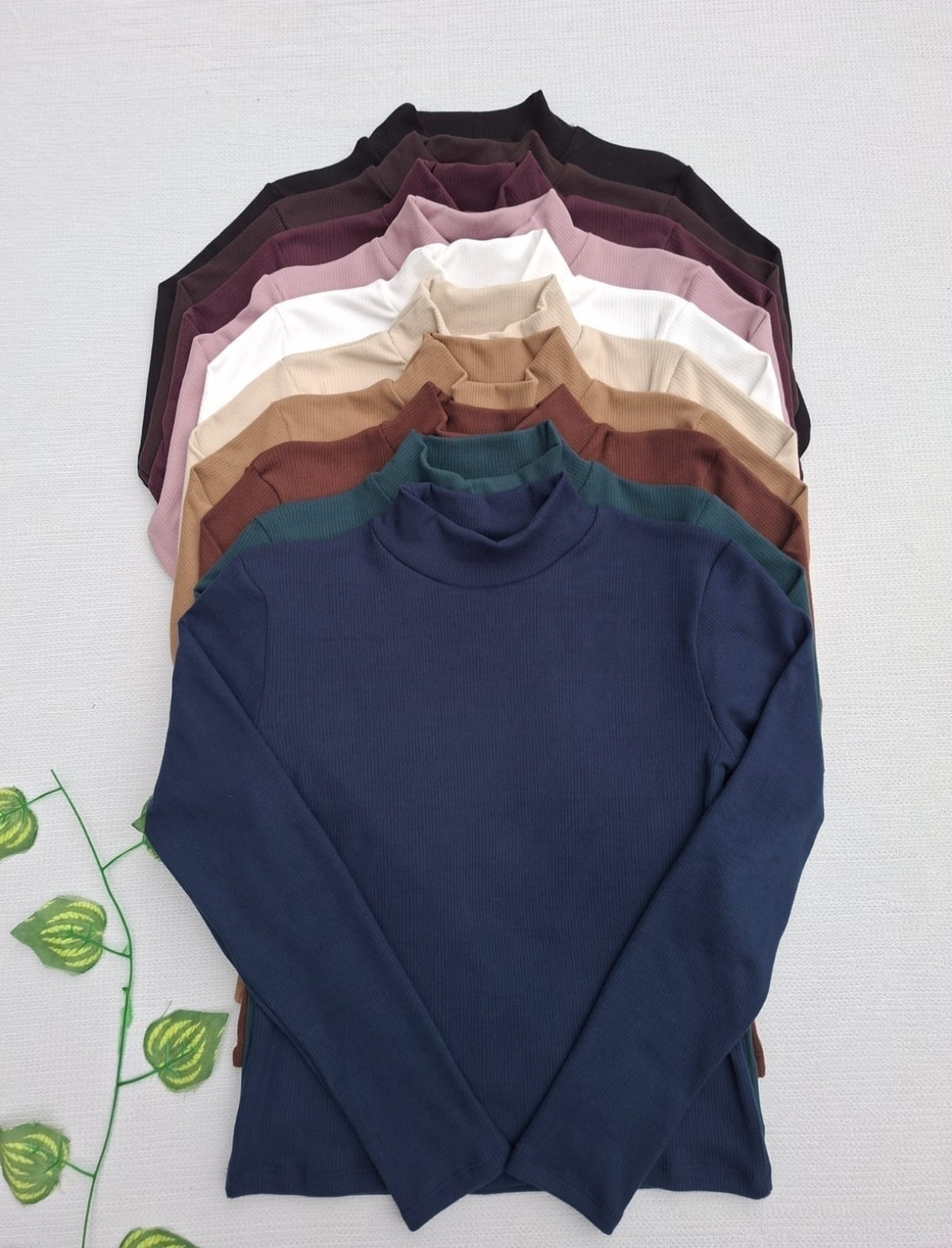 Media Polera Darlon Morley Mujer Invierno Buzo Sweater Sweater Abrigo Dama Poleron - Imagen 1