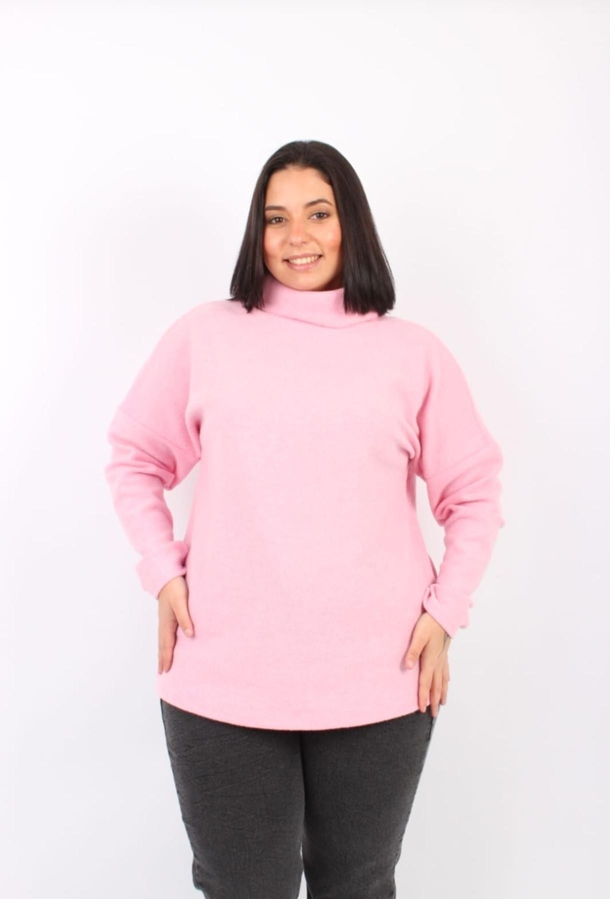 Sweater Lanilla Oversize Mujer Invierno Buzo Sweater Abrigo Dama Poleron Polera - Imagen 2