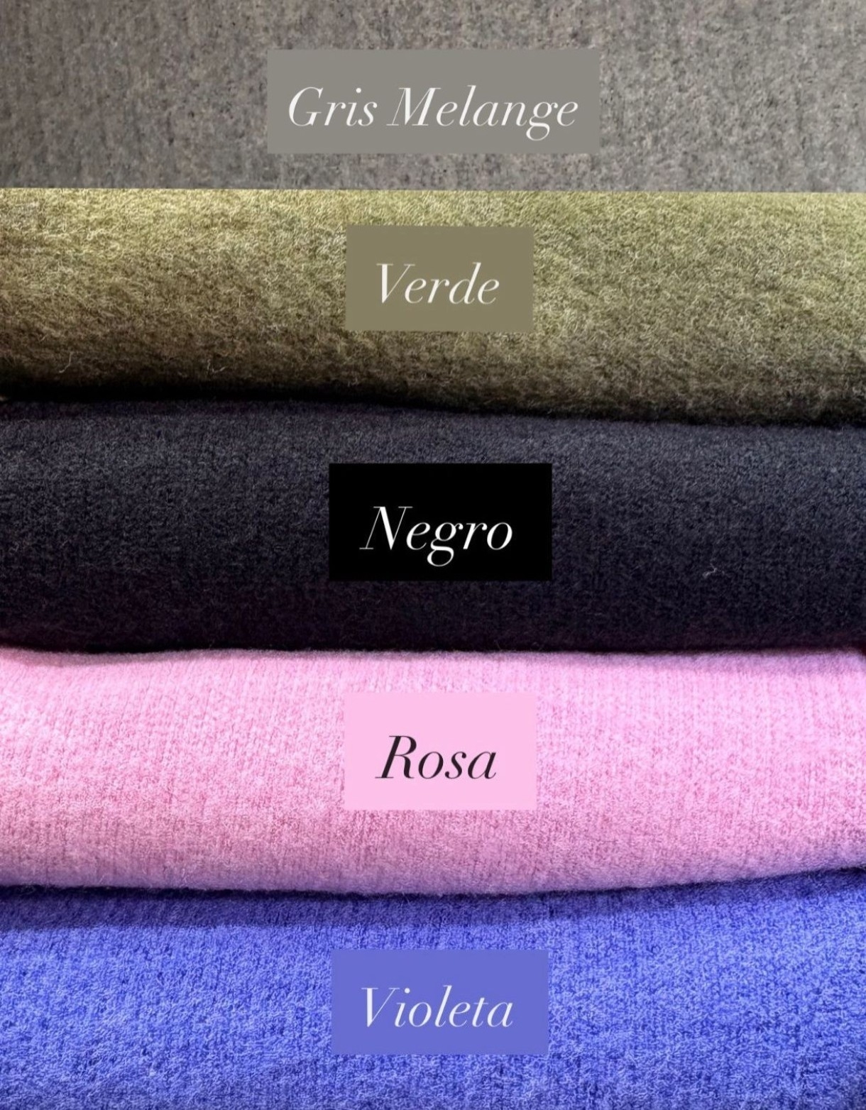 Sweater Lanilla Oversize Mujer Invierno Buzo Sweater Abrigo Dama Poleron Polera - Imagen 3