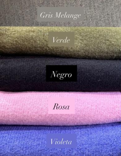 Sweater Lanilla Oversize Mujer Invierno Buzo Sweater Abrigo Dama Poleron Polera - Miniatura 3