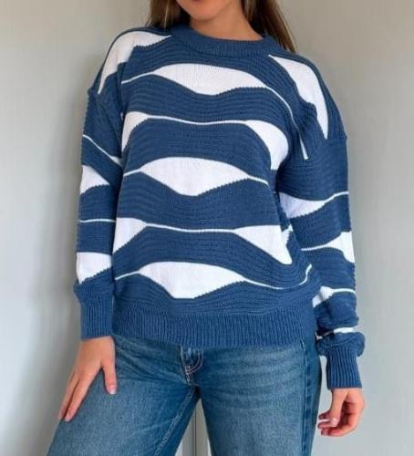 Sweater Lana Acrílica Mujer Invierno Buzo Sweater Abrigo Dama Poleron Polera