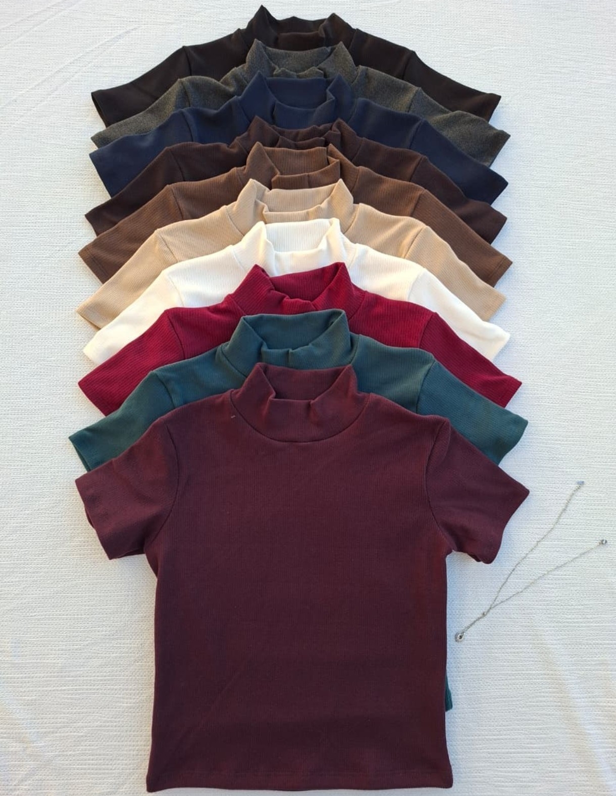 Remera Media Polera Darlon Morley Mujer Invierno Dama Abrigo Manga Corta Poleron - Imagen 1