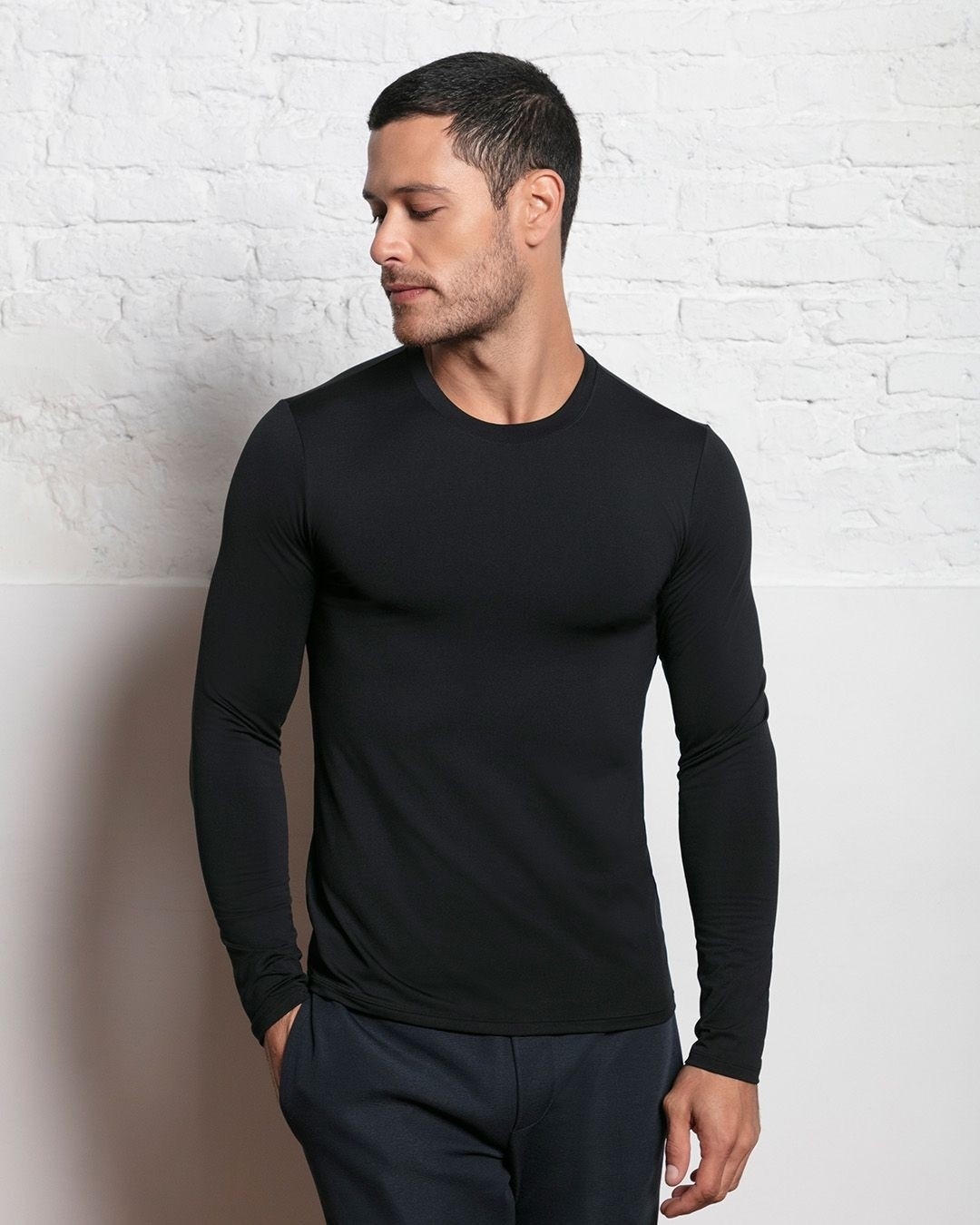 Camiseta Termica Talle Especial Unisex Mujer Hombre Invierno Abrigo Camisa Remeron - Imagen 1