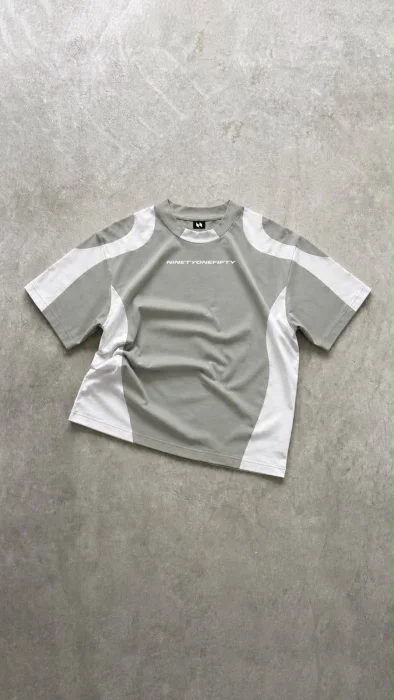 Remera Combinada Oversize
