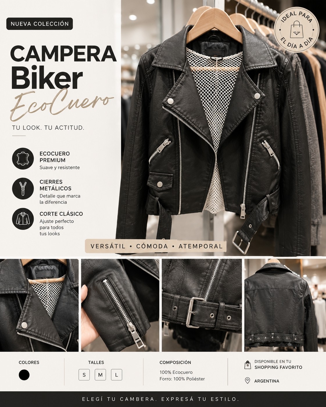 Campera Cuero Promo! - Imagen 3