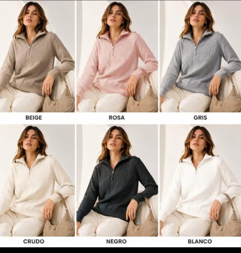 Sweater con Cierre