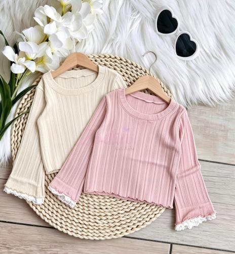 Camiseta Alba Doble Boladito Mangas Morley Poli Importado